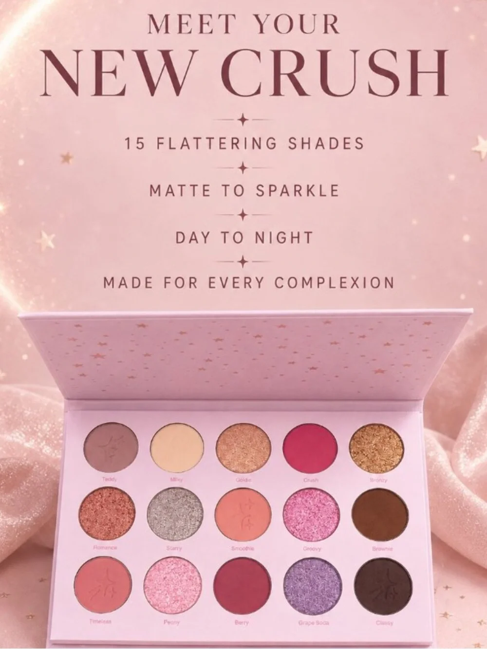 Moonslice Beauty Celestial Crush Eyeshadow Palette New in Box